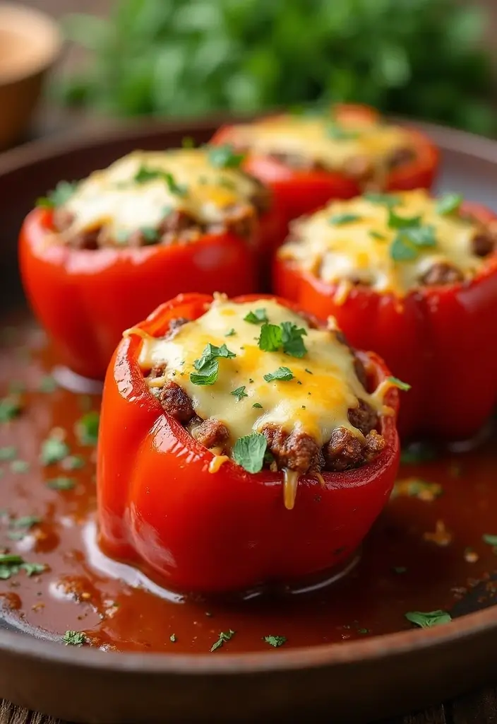 25 BBQ Pork Belly Recipes That Are Smoky and Sweet - 19. BBQ Pork Belly Stuffed Peppers
