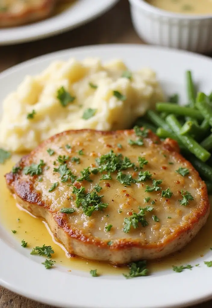 25 Baked Boneless Pork Chop Recipes That Are Tender and Tasty 76 25 Baked Boneless Pork Chop Recipes That Are Tender and Tasty - 12. Garlic Butter Baked Pork Chops