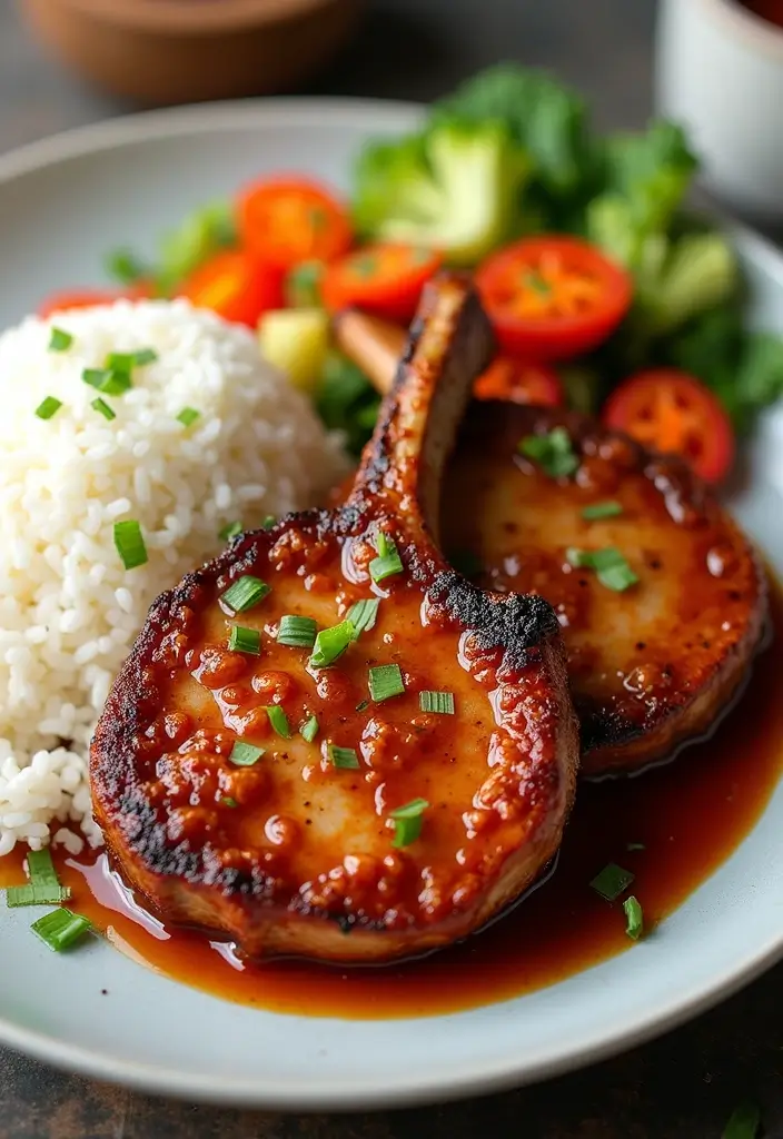 25 Baked Boneless Pork Chop Recipes That Are Tender and Tasty 81 25 Baked Boneless Pork Chop Recipes That Are Tender and Tasty - 13. Thai Sweet Chili Baked Pork Chops