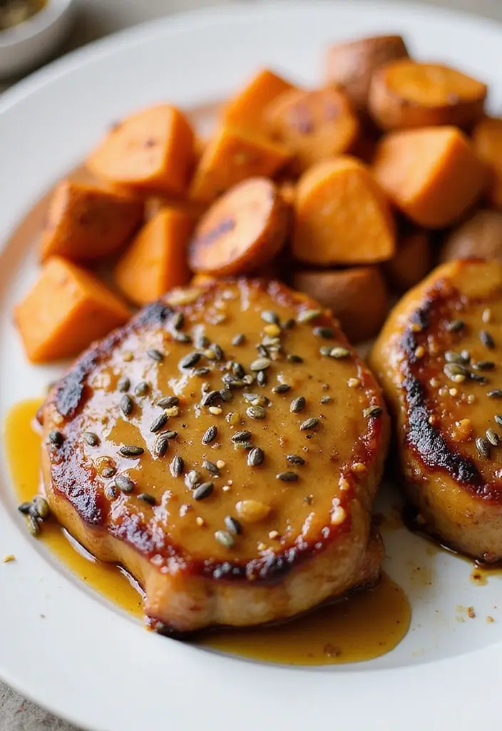 25 Baked Boneless Pork Chop Recipes That Are Tender and Tasty 6 25 Baked Boneless Pork Chop Recipes That Are Tender and Tasty - 2. Honey Mustard Glazed Pork Chops