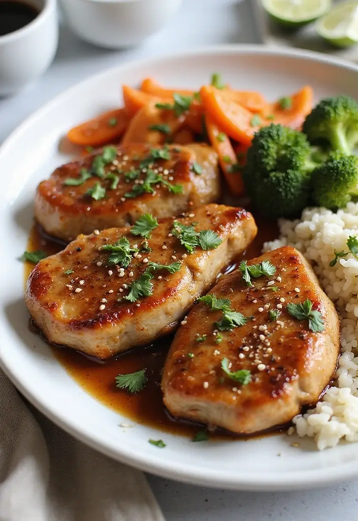 25 Baked Boneless Pork Chop Recipes That Are Tender and Tasty 124 25 Baked Boneless Pork Chop Recipes That Are Tender and Tasty - 20. Sesame Ginger Baked Pork Chops