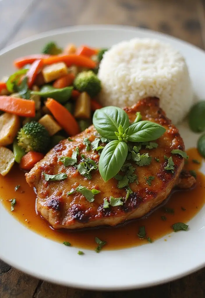 25 Baked Boneless Pork Chop Recipes That Are Tender and Tasty 138 25 Baked Boneless Pork Chop Recipes That Are Tender and Tasty - 22. Thai Basil Baked Pork Chops