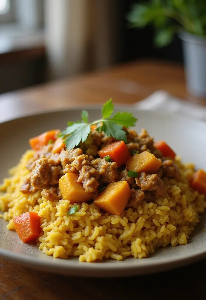 25 Chinese Ground Pork Recipes for Quick and Tasty Meals 79 25 Chinese Ground Pork Recipes for Quick and Tasty Meals - 13. Pork Curry Rice