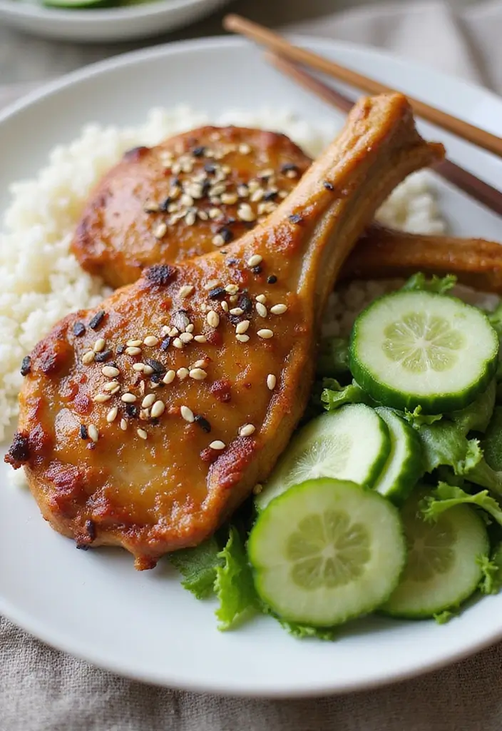 25 Chinese Pork Chop Recipes for Takeout Taste at Home - 10. Sesame Ginger Pork Chops