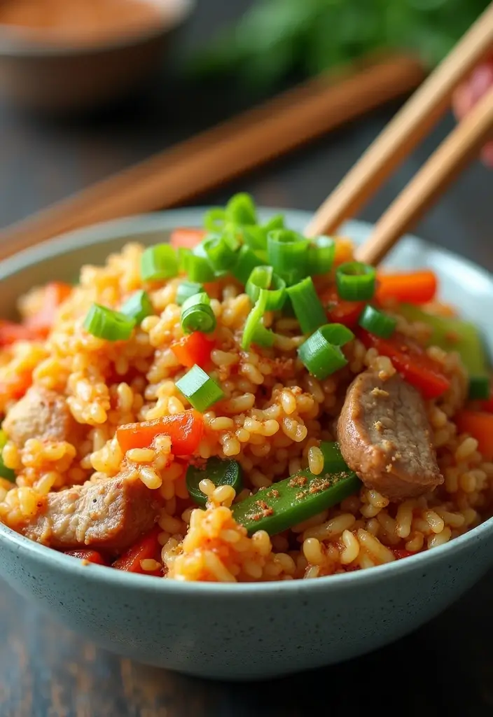 25 Delicious Recipes with Pulled Pork You’ll Want to Try Tonight 71 25 Delicious Recipes with Pulled Pork You’ll Want to Try Tonight - 11. Pulled Pork Fried Rice