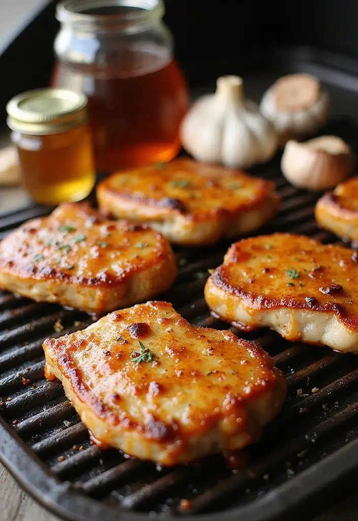 25 Easy Grilled Pork Chop Recipes Perfect for Summer BBQs 1 25 Easy Grilled Pork Chop Recipes Perfect for Summer BBQs - 1. Honey Garlic Glazed Pork Chops