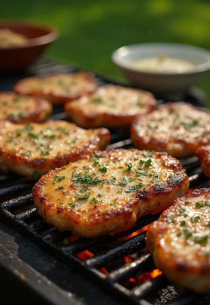 25 Easy Grilled Pork Chop Recipes Perfect for Summer BBQs 114 25 Easy Grilled Pork Chop Recipes Perfect for Summer BBQs - 18. Savory Garlic and Herb Pork Chops