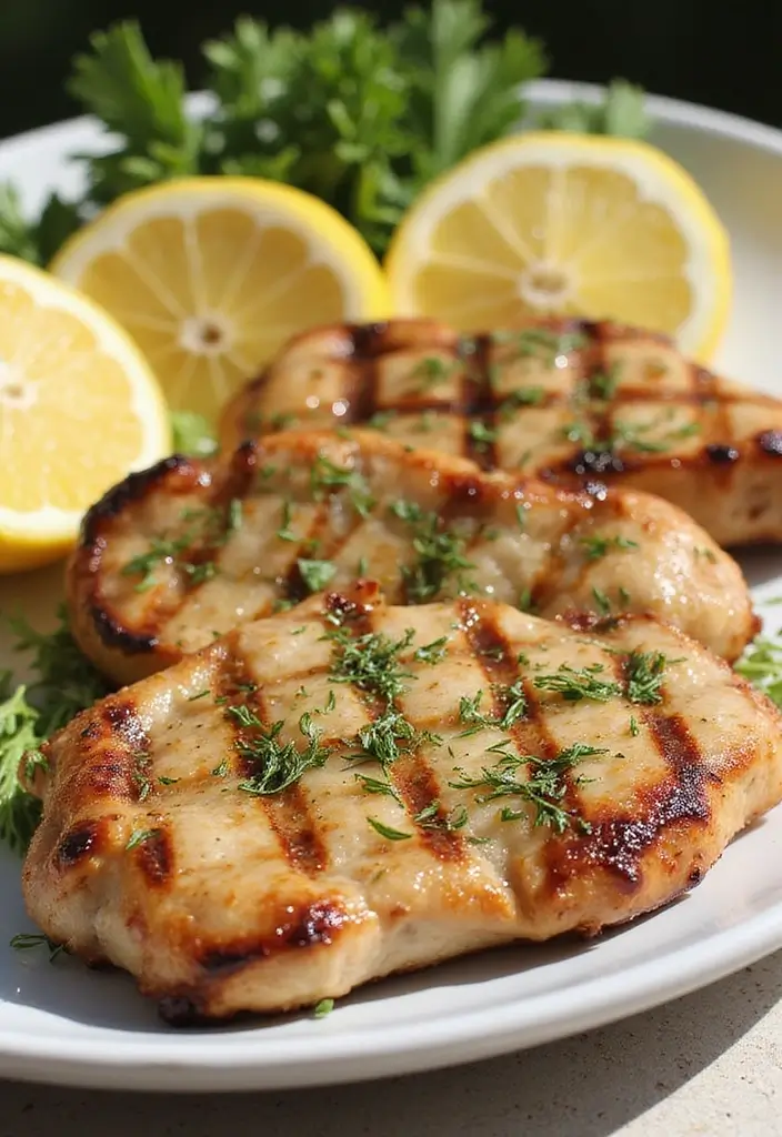25 Easy Grilled Pork Chop Recipes Perfect for Summer BBQs 149 25 Easy Grilled Pork Chop Recipes Perfect for Summer BBQs - 23. Lemon Dill Grilled Pork Chops