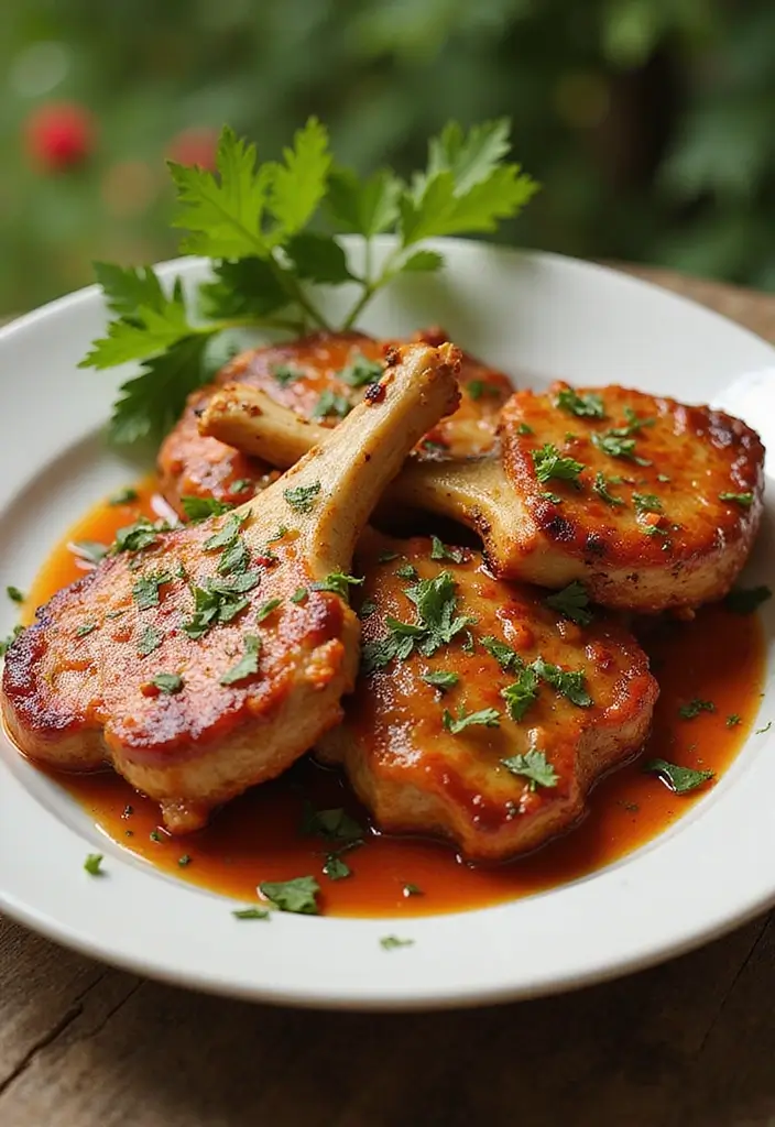 25 Easy Grilled Pork Chop Recipes Perfect for Summer BBQs 161 25 Easy Grilled Pork Chop Recipes Perfect for Summer BBQs - 25. Sweet and Spicy Pork Chops