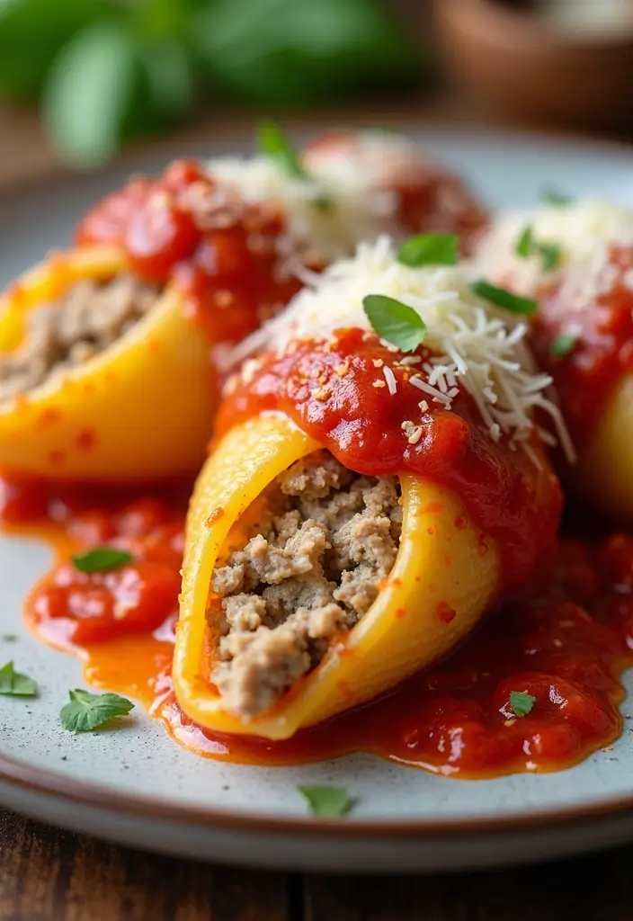 25 Ground Pork Pasta Recipes That Are Cozy and Filling 78 25 Ground Pork Pasta Recipes That Are Cozy and Filling - 12. Ground Pork and Spinach Stuffed Shells