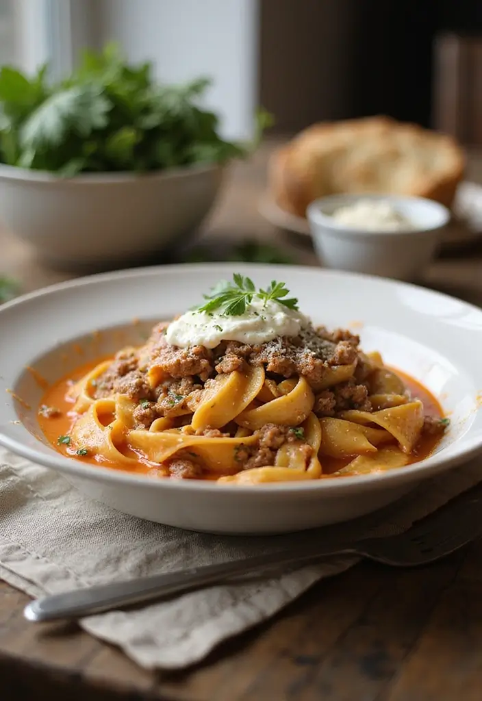 25 Ground Pork Pasta Recipes That Are Cozy and Filling 99 25 Ground Pork Pasta Recipes That Are Cozy and Filling - 15. Ground Pork and Ricotta Pasta