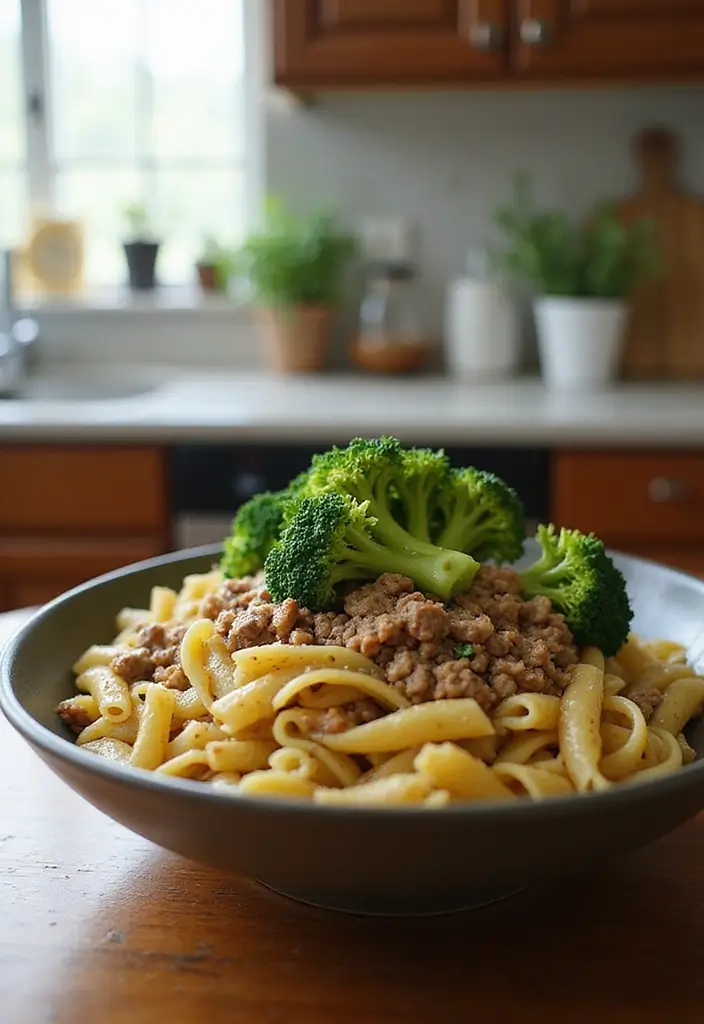 25 Ground Pork Pasta Recipes That Are Cozy and Filling 125 25 Ground Pork Pasta Recipes That Are Cozy and Filling - 19. Ground Pork and Broccoli Pasta