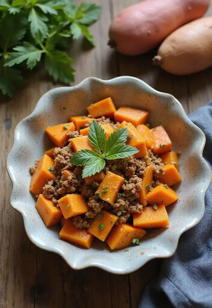 25 Ground Pork Pasta Recipes That Are Cozy and Filling 132 25 Ground Pork Pasta Recipes That Are Cozy and Filling - 20. Ground Pork and Sweet Potato Pasta