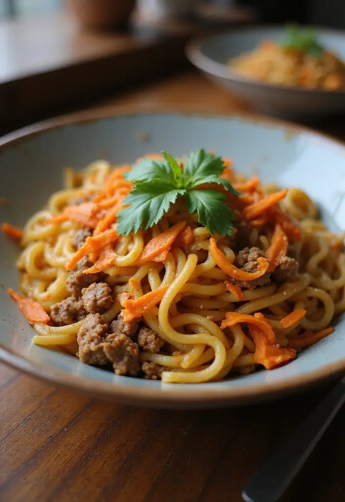 25 Ground Pork Pasta Recipes That Are Cozy and Filling 139 25 Ground Pork Pasta Recipes That Are Cozy and Filling - 21. Ground Pork and Carrot Pasta