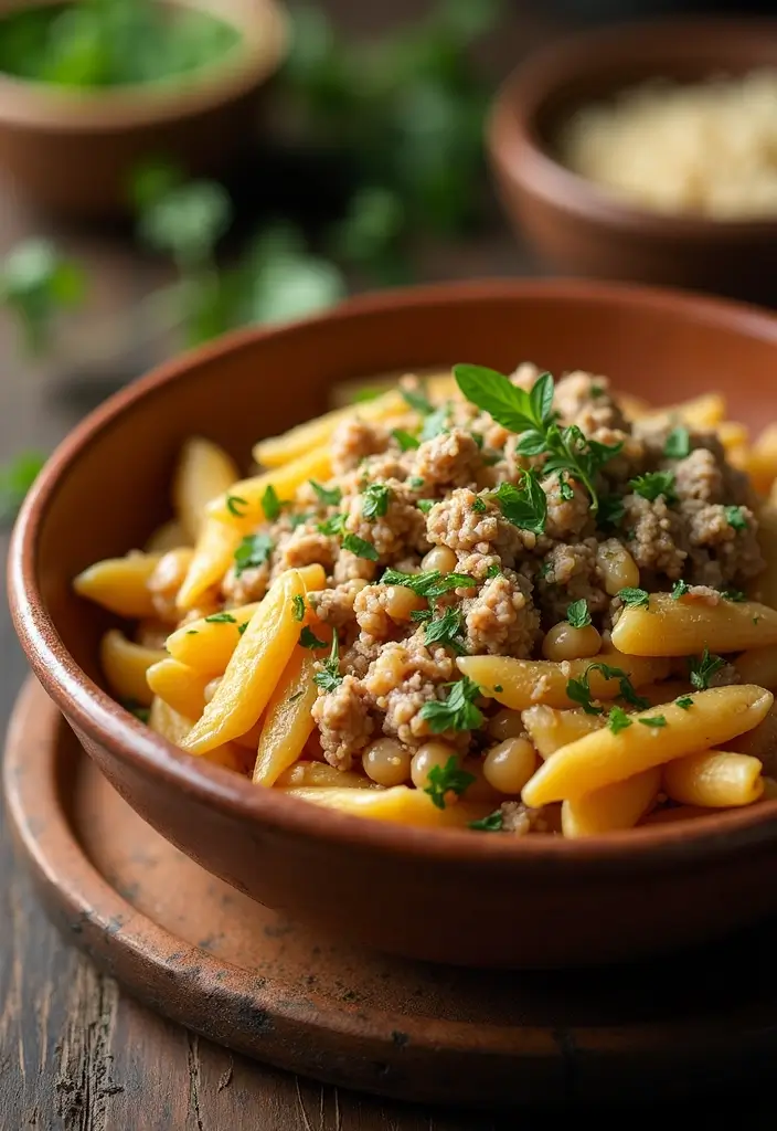 25 Ground Pork Pasta Recipes That Are Cozy and Filling 160 25 Ground Pork Pasta Recipes That Are Cozy and Filling - 24. Ground Pork and Lima Bean Pasta