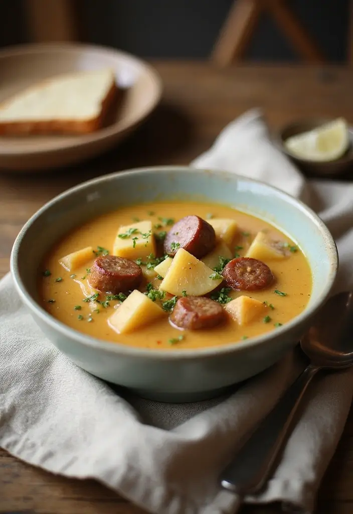 25 Ground Pork Sausage Recipes for Easy and Flavorful Dinners 158 25 Ground Pork Sausage Recipes for Easy and Flavorful Dinners - 24. Sausage and Potato Soup