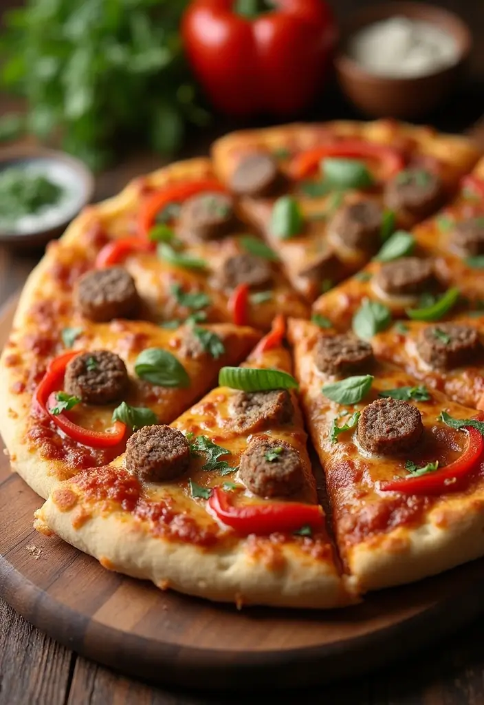 25 Ground Pork Sausage Recipes for Easy and Flavorful Dinners 165 25 Ground Pork Sausage Recipes for Easy and Flavorful Dinners - 25. Sausage and Bell Pepper Pizza