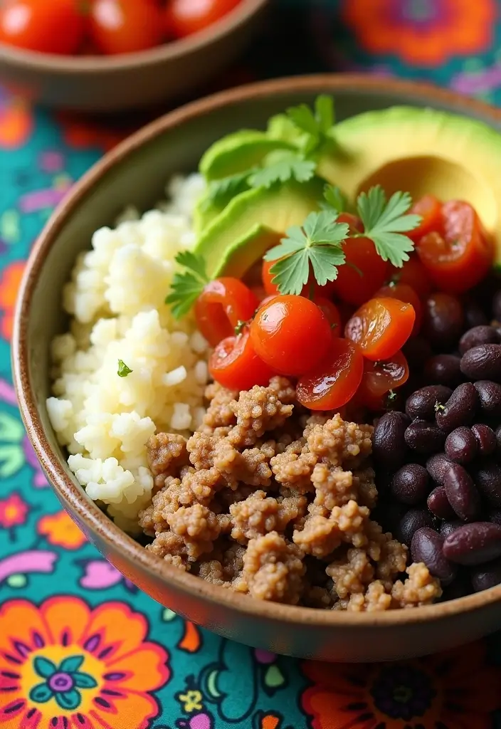 25 Ground Pork Sausage Recipes for Easy and Flavorful Dinners 55 25 Ground Pork Sausage Recipes for Easy and Flavorful Dinners - 9. Mexican Sausage and Cauliflower Rice Bowl