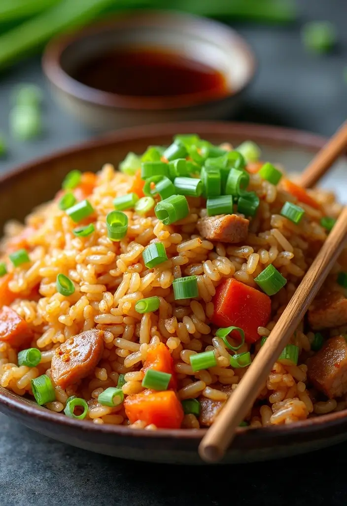 25 Ground Pork and Rice Recipes for Simple Weeknight Meals 1 25 Ground Pork and Rice Recipes for Simple Weeknight Meals - 1. One-Pan Pork Fried Rice