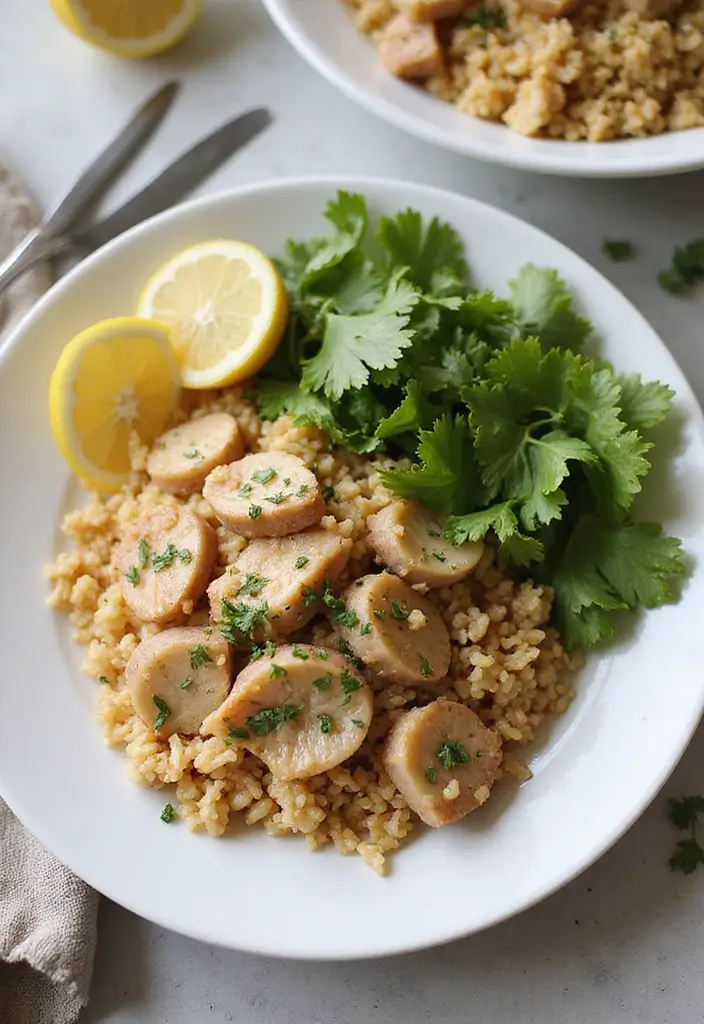 25 Ground Pork and Rice Recipes for Simple Weeknight Meals 65 25 Ground Pork and Rice Recipes for Simple Weeknight Meals - 11. Lemon Garlic Pork and Rice