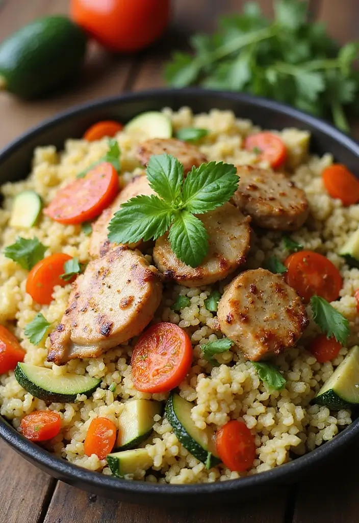 25 Ground Pork and Rice Recipes for Simple Weeknight Meals 93 25 Ground Pork and Rice Recipes for Simple Weeknight Meals - 15. Pork and Zucchini Rice Skillet