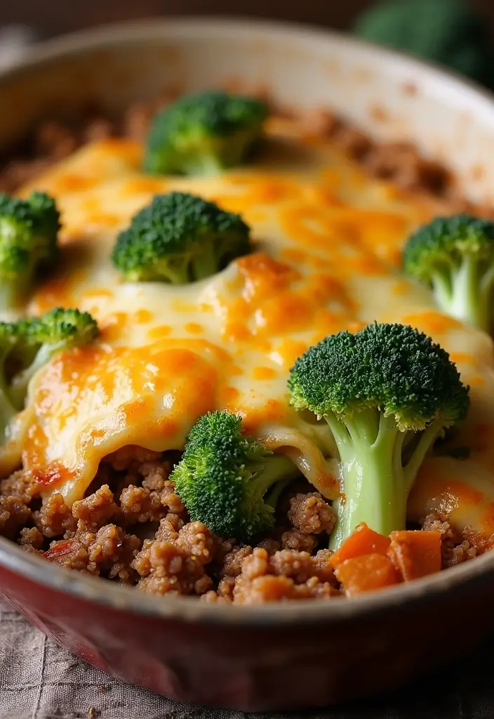 25 Healthy Ground Pork Recipes That Are High in Protein 108 25 Healthy Ground Pork Recipes That Are High in Protein - 20. Ground Pork and Broccoli Bake