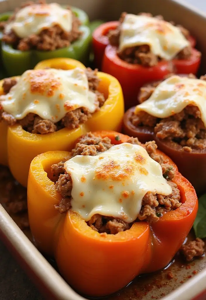 25 Healthy Ground Pork Recipes That Are High in Protein 28 25 Healthy Ground Pork Recipes That Are High in Protein - 6. Ground Pork Stuffed Bell Peppers