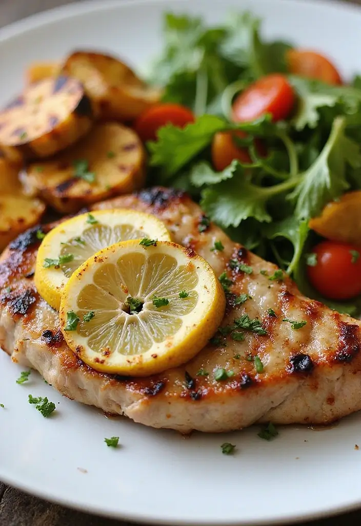 25 Healthy Pork Chop Recipes That Don’t Sacrifice Flavor 1 25 Healthy Pork Chop Recipes That Don’t Sacrifice Flavor - 1. Lemon-Garlic Grilled Pork Chops