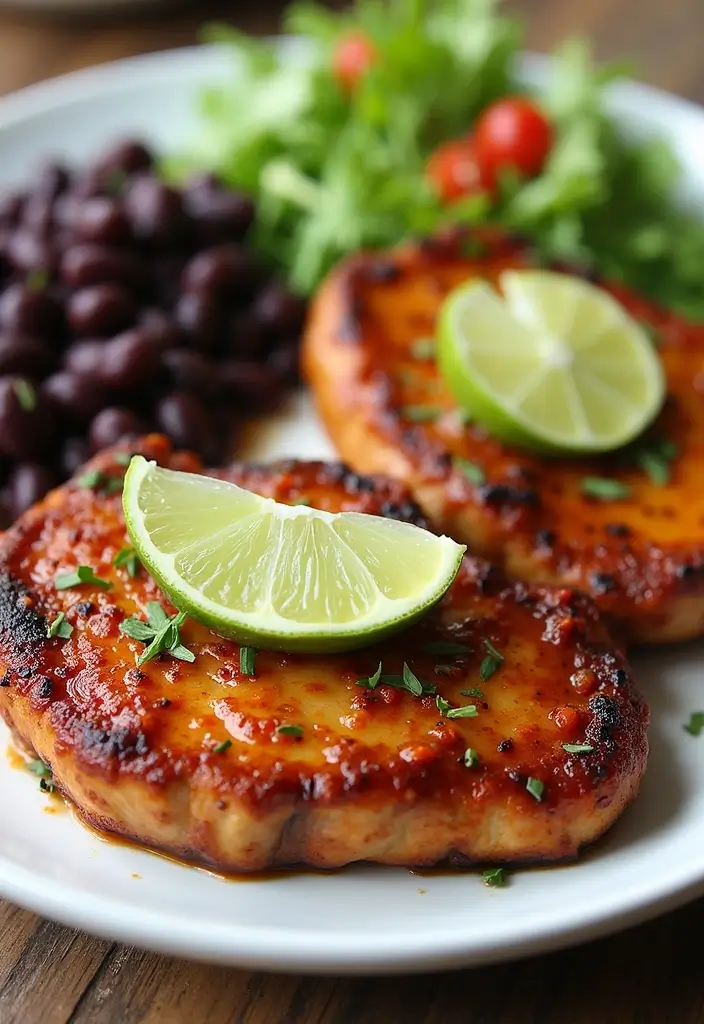 25 Healthy Pork Chop Recipes That Don’t Sacrifice Flavor 62 25 Healthy Pork Chop Recipes That Don’t Sacrifice Flavor - 10. Chipotle Lime Pork Chops