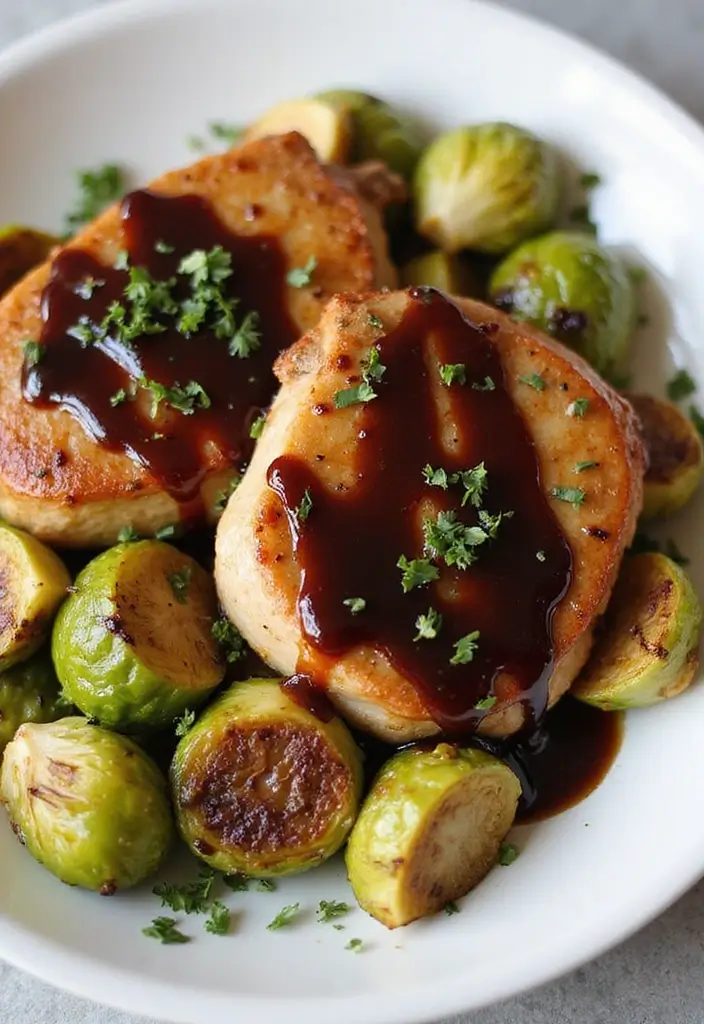 25 Healthy Pork Chop Recipes That Don’t Sacrifice Flavor 90 25 Healthy Pork Chop Recipes That Don’t Sacrifice Flavor - 14. Balsamic Glazed Pork Chops