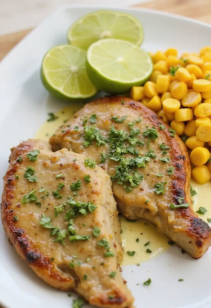 25 Healthy Pork Chop Recipes That Don’t Sacrifice Flavor 104 25 Healthy Pork Chop Recipes That Don’t Sacrifice Flavor - 16. Cilantro-Lime Pork Chops