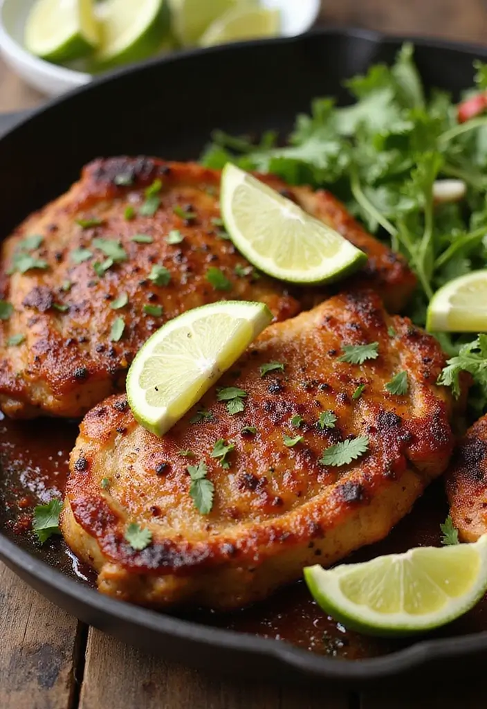 25 Healthy Pork Chop Recipes That Don’t Sacrifice Flavor 118 25 Healthy Pork Chop Recipes That Don’t Sacrifice Flavor - 18. Cajun Spiced Pork Chops