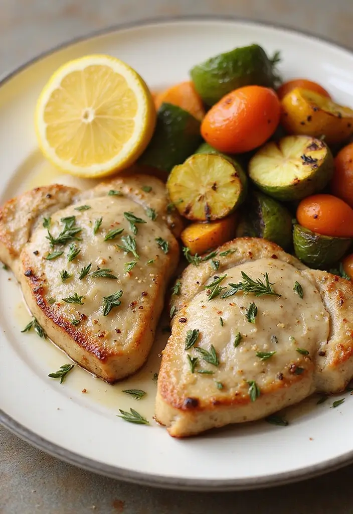 25 Healthy Pork Chop Recipes That Don’t Sacrifice Flavor 167 25 Healthy Pork Chop Recipes That Don’t Sacrifice Flavor - 25. Lemon Rosemary Pork Chops