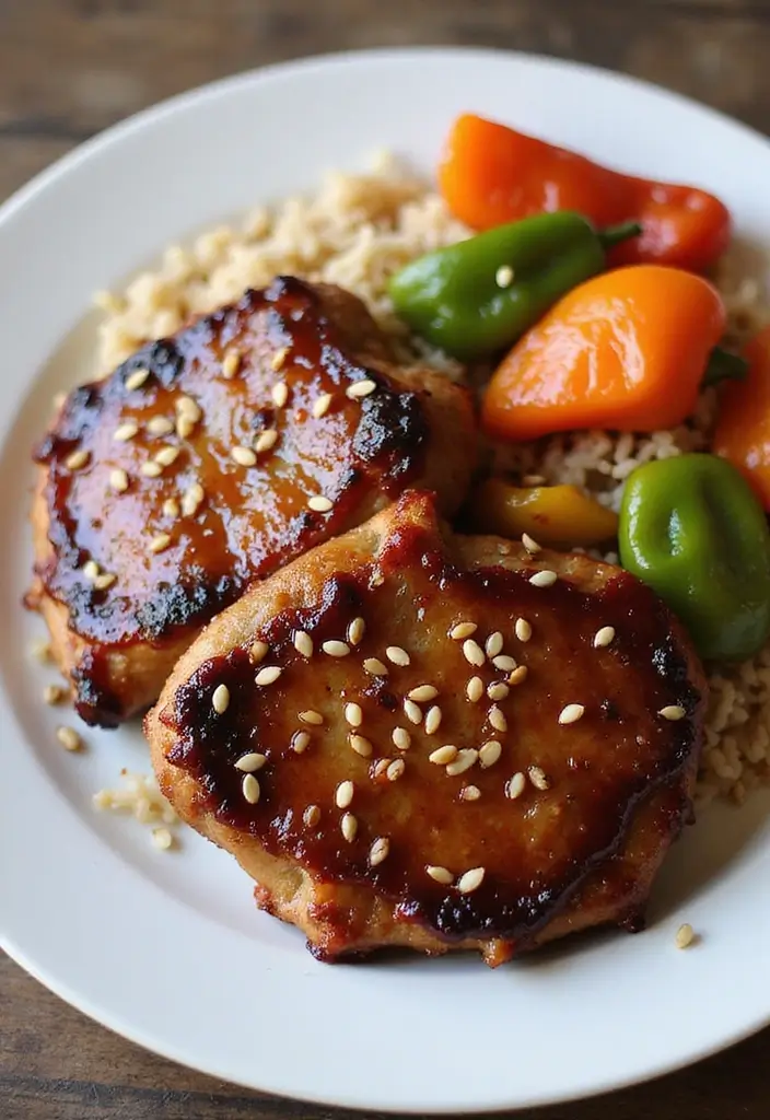 25 Healthy Pork Chop Recipes That Don’t Sacrifice Flavor 34 25 Healthy Pork Chop Recipes That Don’t Sacrifice Flavor - 6. Teriyaki Pork Chops