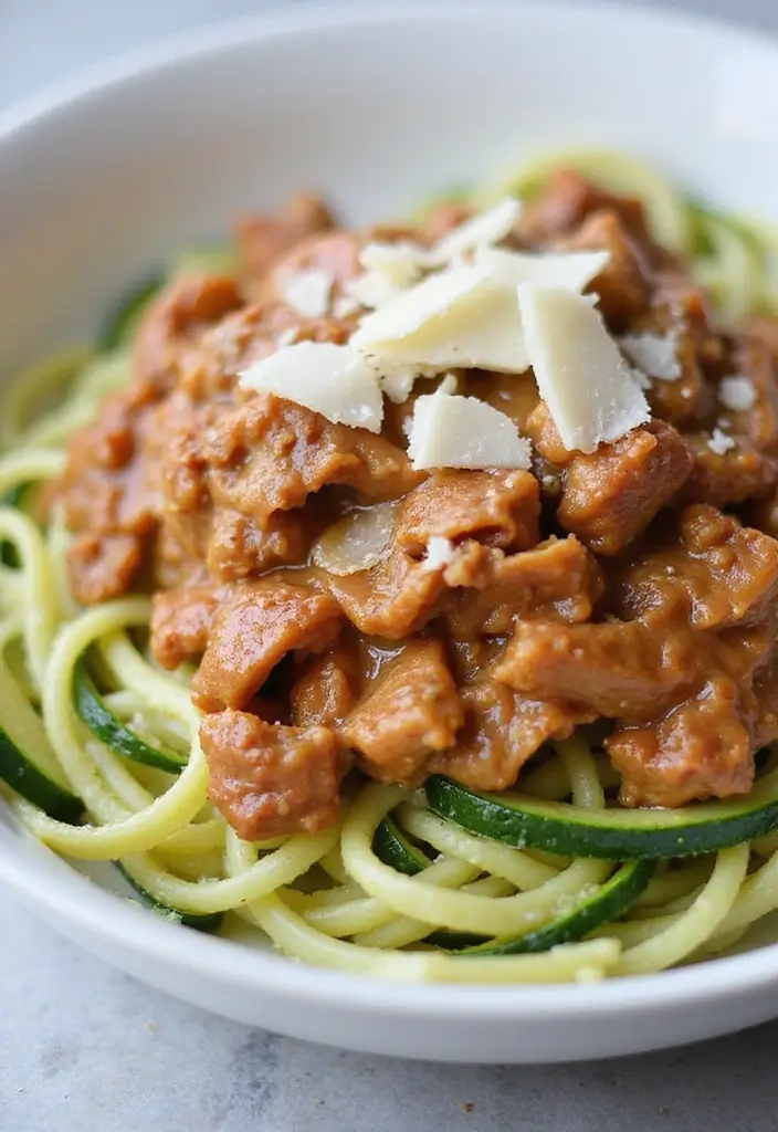 25 Healthy Pulled Pork Recipes That Fit Any Diet 152 25 Healthy Pulled Pork Recipes That Fit Any Diet - 24. Creamy Pulled Pork Pasta (Keto-Friendly)