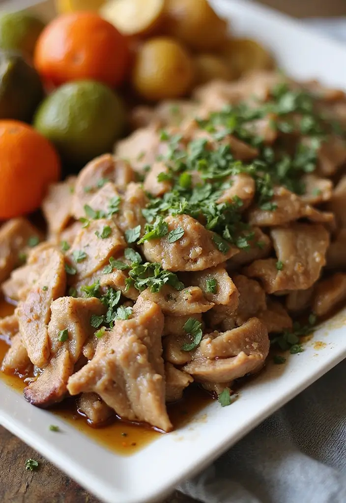 25 Healthy Pulled Pork Recipes That Fit Any Diet 55 25 Healthy Pulled Pork Recipes That Fit Any Diet - 9. Garlic and Herb Pulled Pork