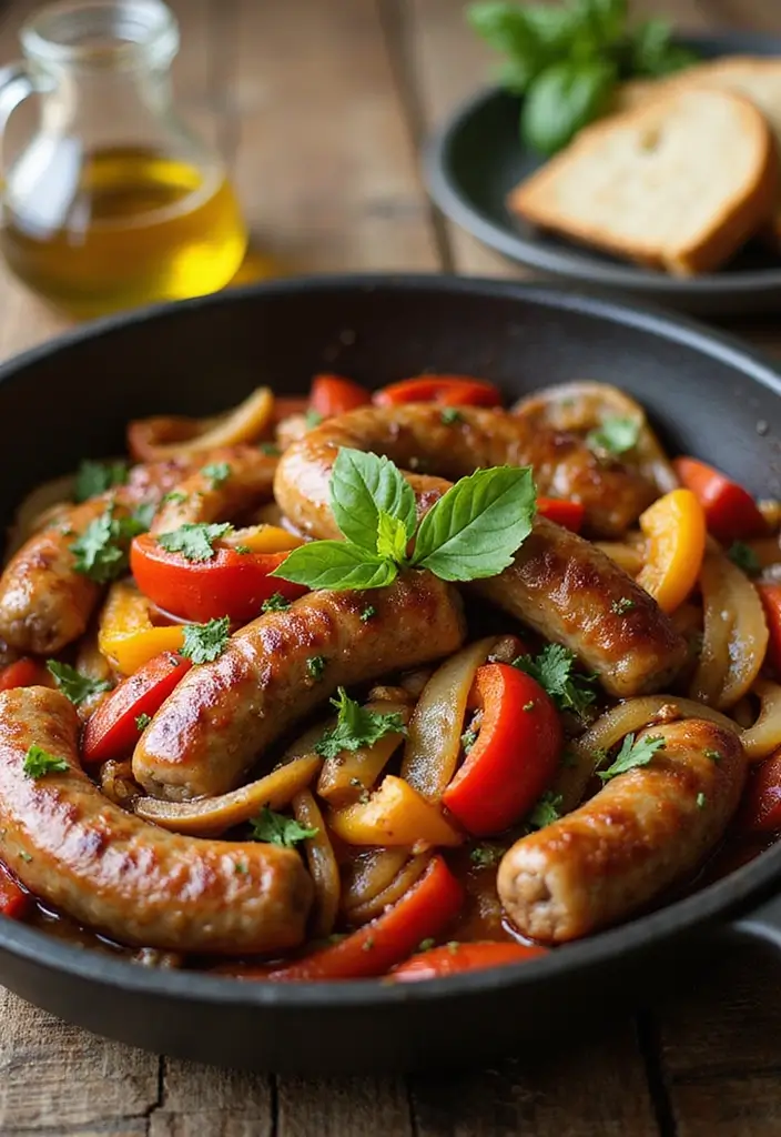 25 Italian Pork Sausage Recipes for Hearty Family Dinners 1 25 Italian Pork Sausage Recipes for Hearty Family Dinners - 1. Classic Italian Sausage and Peppers