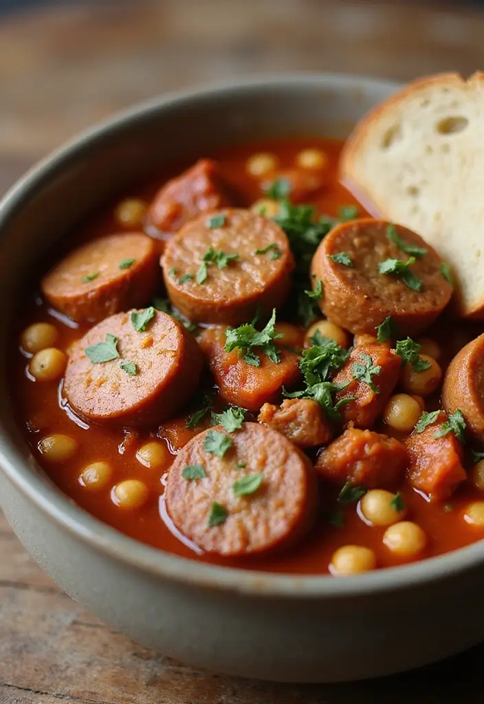 25 Italian Pork Sausage Recipes for Hearty Family Dinners 110 25 Italian Pork Sausage Recipes for Hearty Family Dinners - 18. Italian Sausage and Chickpea Stew