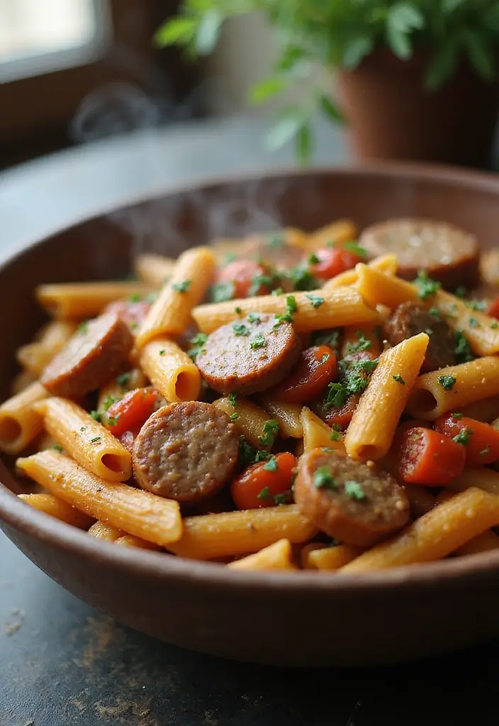 25 Italian Pork Sausage Recipes for Hearty Family Dinners 8 25 Italian Pork Sausage Recipes for Hearty Family Dinners - 2. One-Pot Italian Sausage Pasta