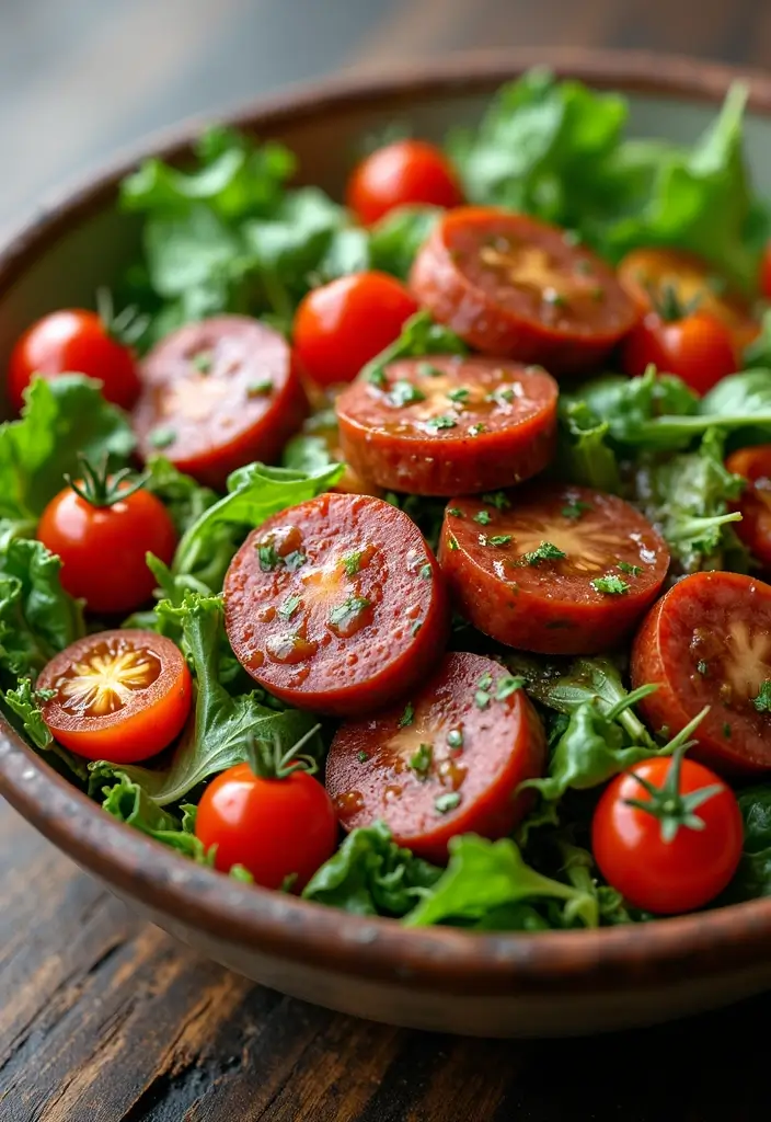 25 Italian Pork Sausage Recipes for Hearty Family Dinners 138 25 Italian Pork Sausage Recipes for Hearty Family Dinners - 22. Italian Sausage and Tomato Salad