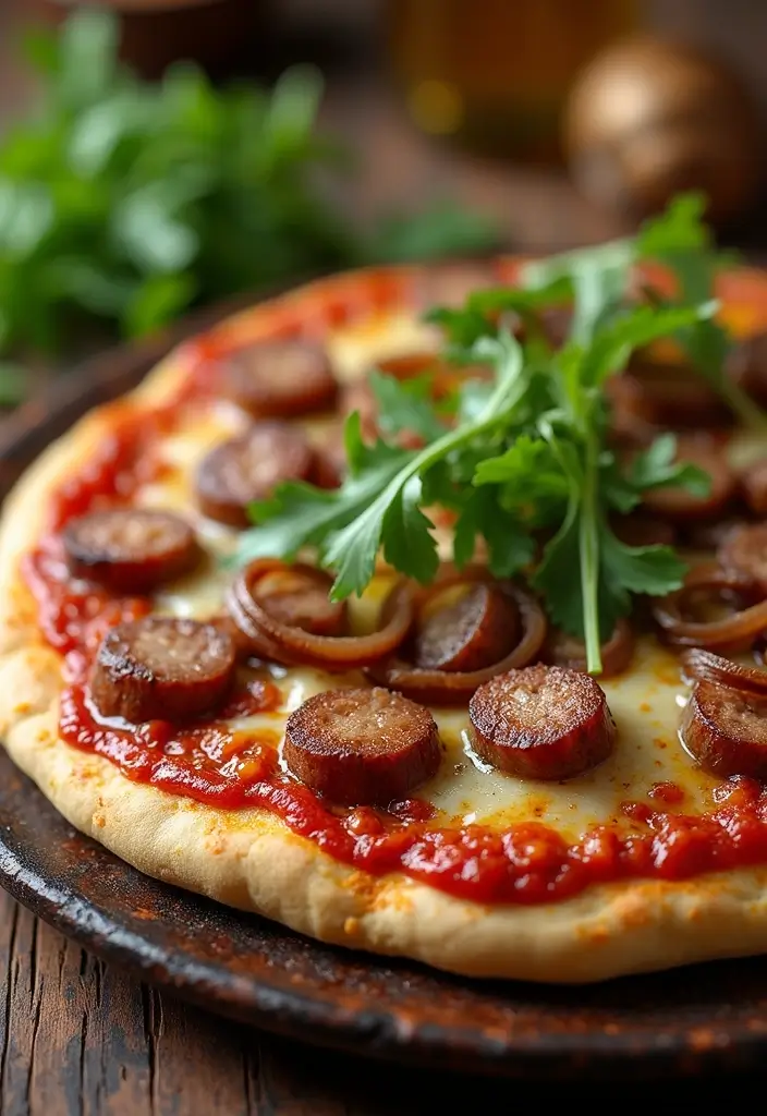 25 Italian Pork Sausage Recipes for Hearty Family Dinners 150 25 Italian Pork Sausage Recipes for Hearty Family Dinners - 24. Italian Sausage and Caramelized Onion Flatbread