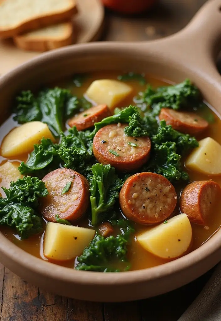 25 Italian Pork Sausage Recipes for Hearty Family Dinners 15 25 Italian Pork Sausage Recipes for Hearty Family Dinners - 3. Italian Sausage and Kale Soup