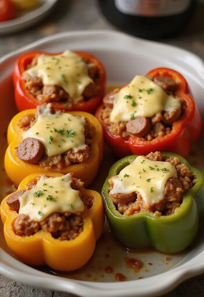 25 Italian Pork Sausage Recipes for Hearty Family Dinners 22 25 Italian Pork Sausage Recipes for Hearty Family Dinners - 4. Italian Sausage Stuffed Bell Peppers