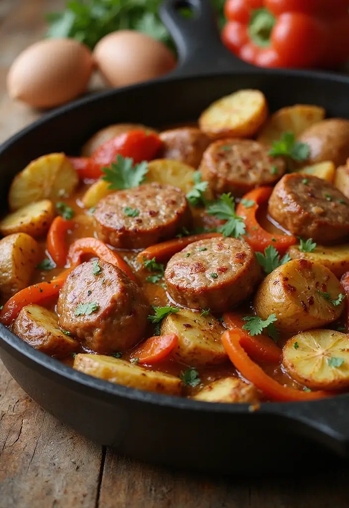 25 Italian Pork Sausage Recipes for Hearty Family Dinners 29 25 Italian Pork Sausage Recipes for Hearty Family Dinners - 5. Italian Sausage and Potato Skillet