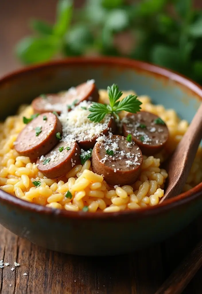 25 Italian Pork Sausage Recipes for Hearty Family Dinners 34 25 Italian Pork Sausage Recipes for Hearty Family Dinners - 6. Italian Sausage and Mushroom Risotto