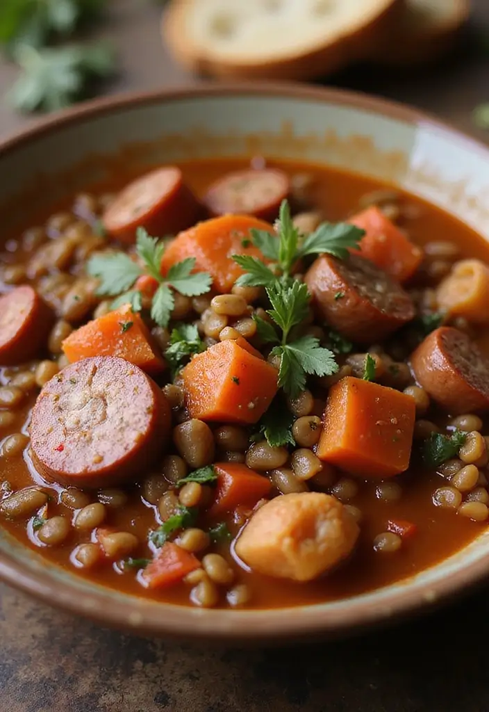 25 Italian Pork Sausage Recipes for Hearty Family Dinners 41 25 Italian Pork Sausage Recipes for Hearty Family Dinners - 7. Italian Sausage and Lentil Stew