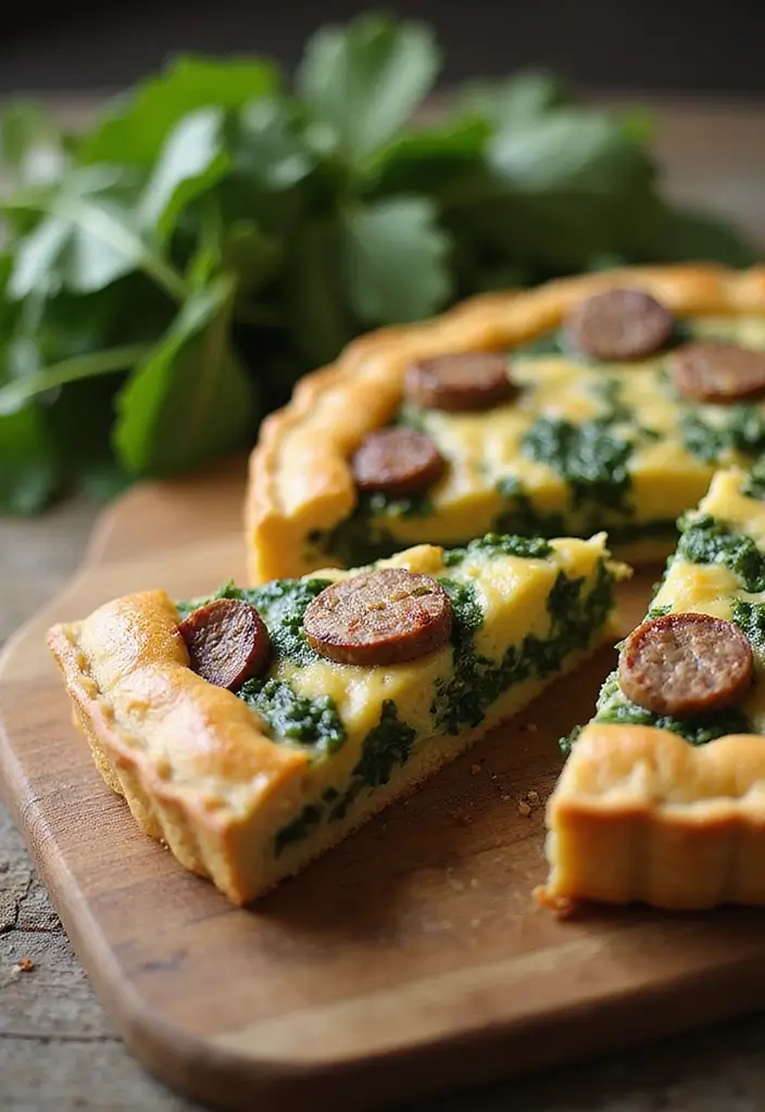 25 Italian Pork Sausage Recipes for Hearty Family Dinners 48 25 Italian Pork Sausage Recipes for Hearty Family Dinners - 8. Italian Sausage and Spinach Quiche