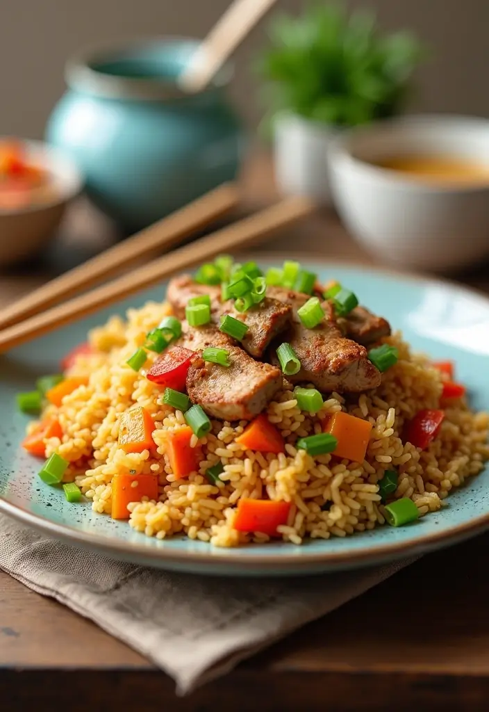 25 Leftover Pork Chop Recipes to Reinvent Your Dinner 8 25 Leftover Pork Chop Recipes to Reinvent Your Dinner - 2. Pork Chop Fried Rice