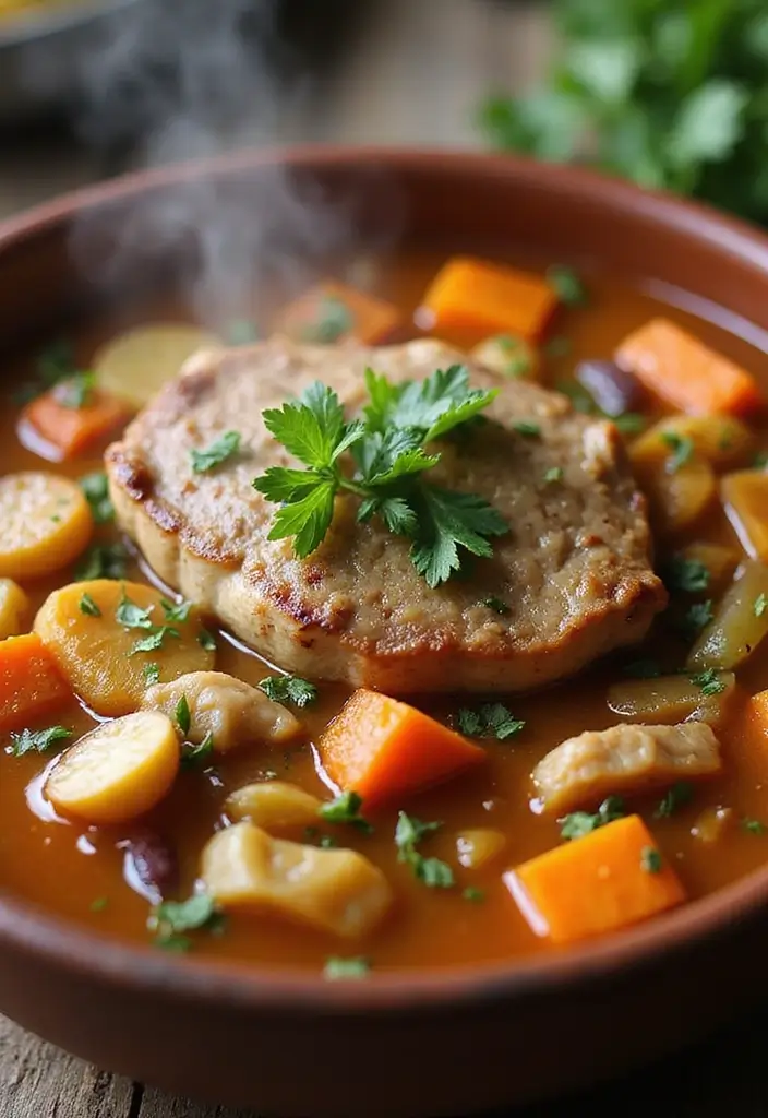 25 Leftover Pork Chop Recipes to Reinvent Your Dinner 55 25 Leftover Pork Chop Recipes to Reinvent Your Dinner - 9. Pork Chop Soup