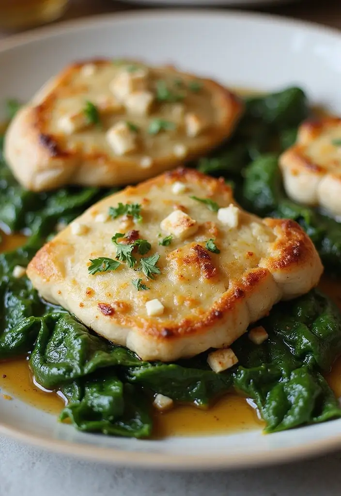 25 Pork Chop Casserole Recipes for Family Comfort Meals - 12. Spinach and Feta Pork Chop Casserole